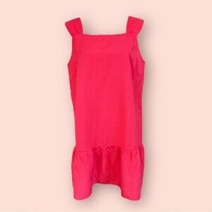 LOFT Calypso Coral Sundress Tank Babydoll Pullover Size LP Like New